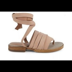 Free People Womens Sun Valley Natural Sandals Size 10 (1830313)